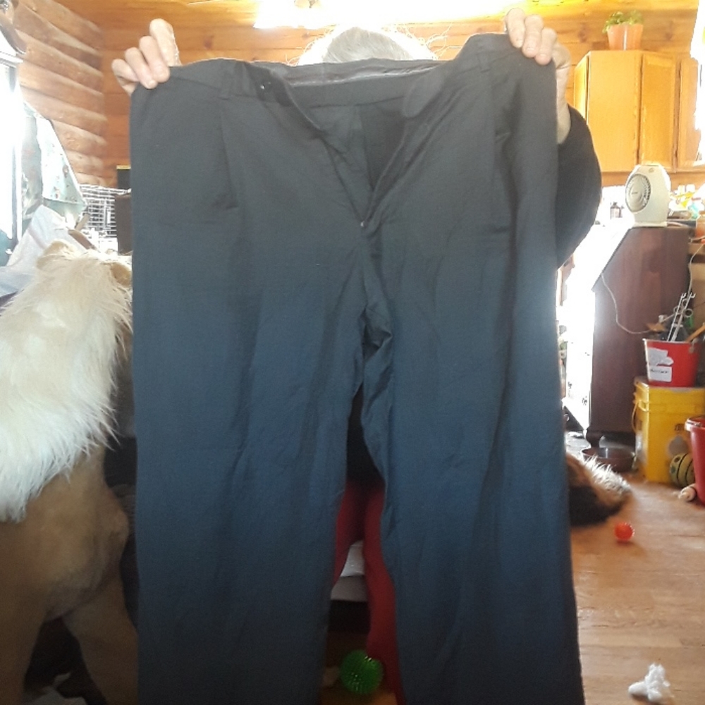 Casual dark gray dress pants